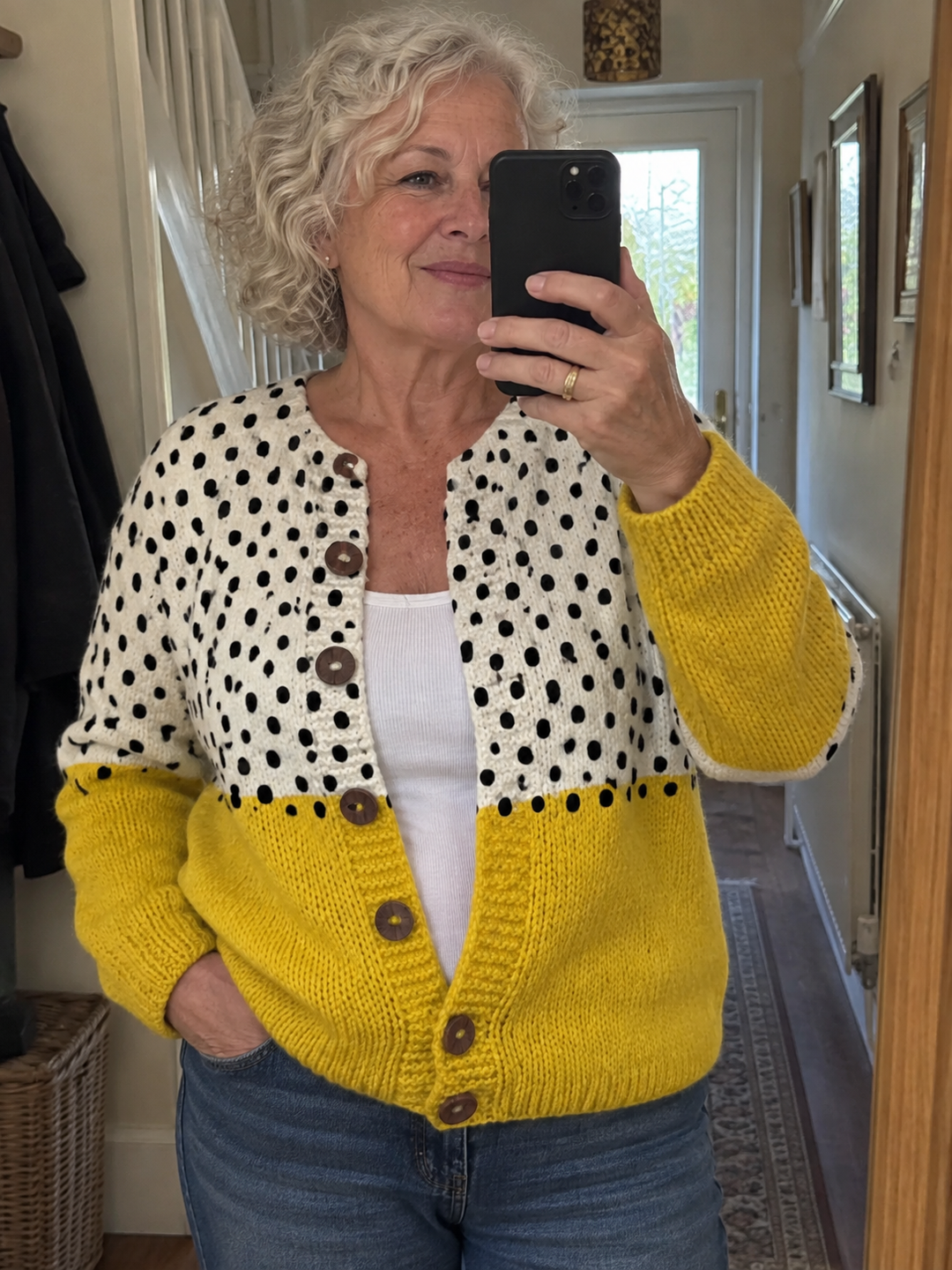 AI-generated cardigan styling inspiration