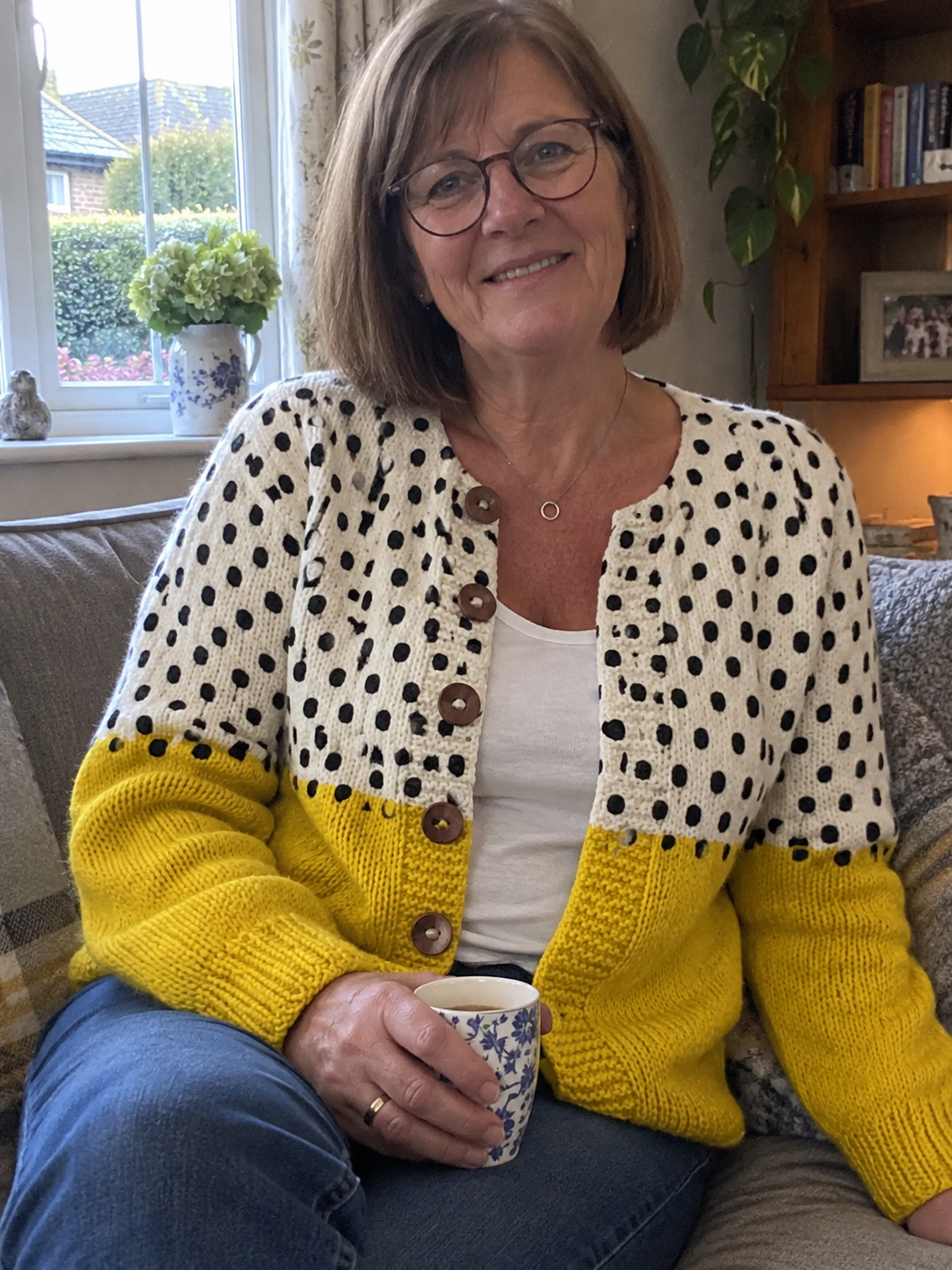 AI-generated cardigan styling inspiration