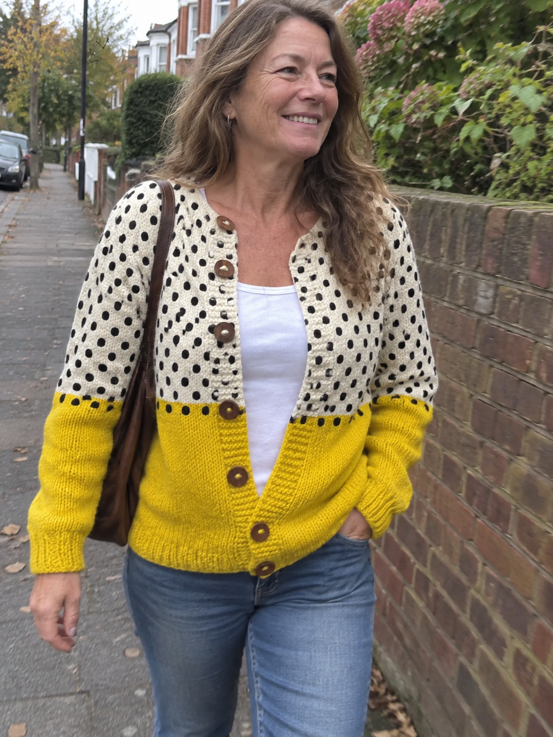AI-generated cardigan styling inspiration